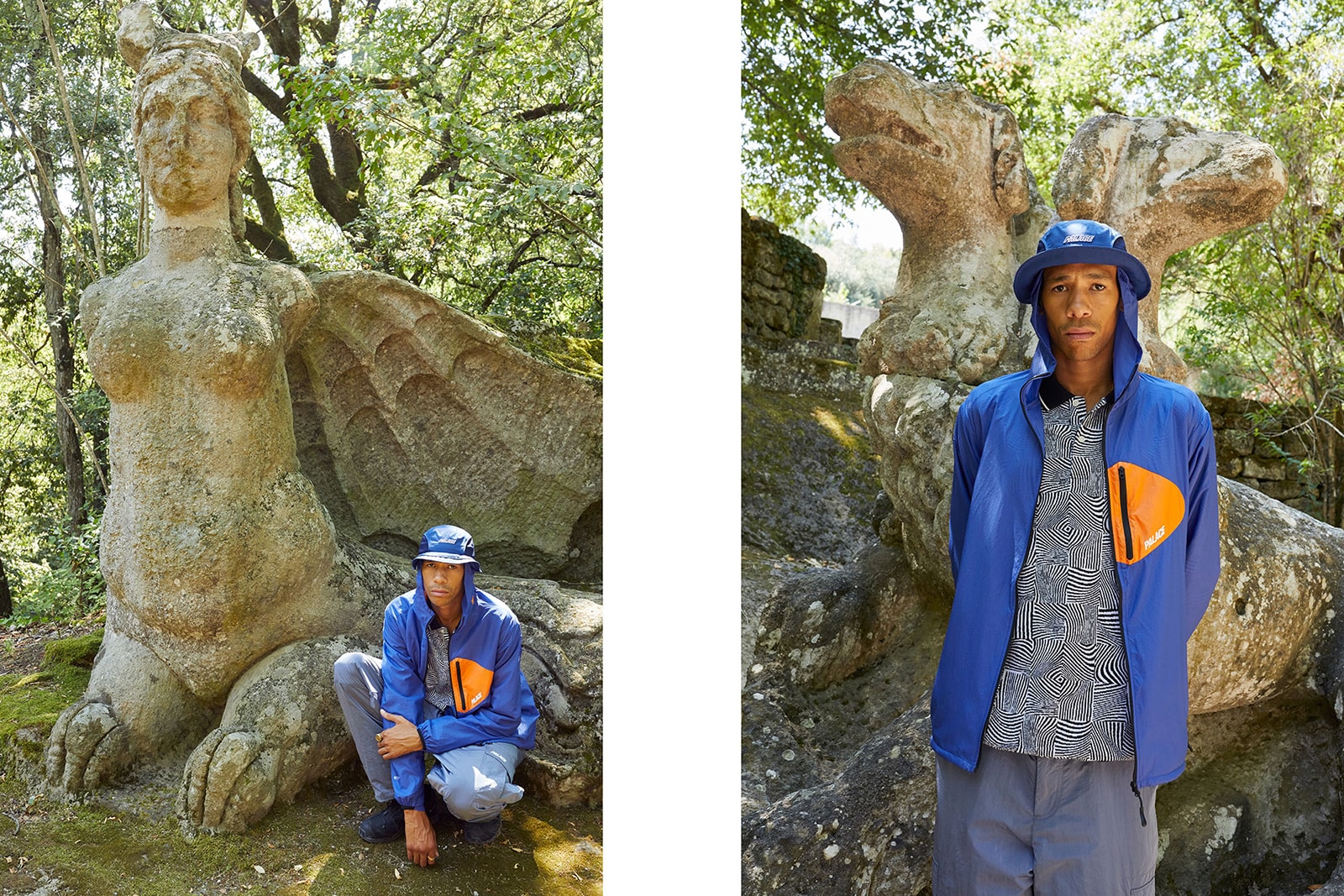 Palace Skateboards Fall Autumn 2018 Juergen Teller Lookbook Clothing Fashion Collection Blondey McCoy Lucien Clarke Rory Milanes Fergus Purcell Lev Tanju Release Information Details New York Tokyo London online web store shirt jacket hoodie T-shirt graphic print