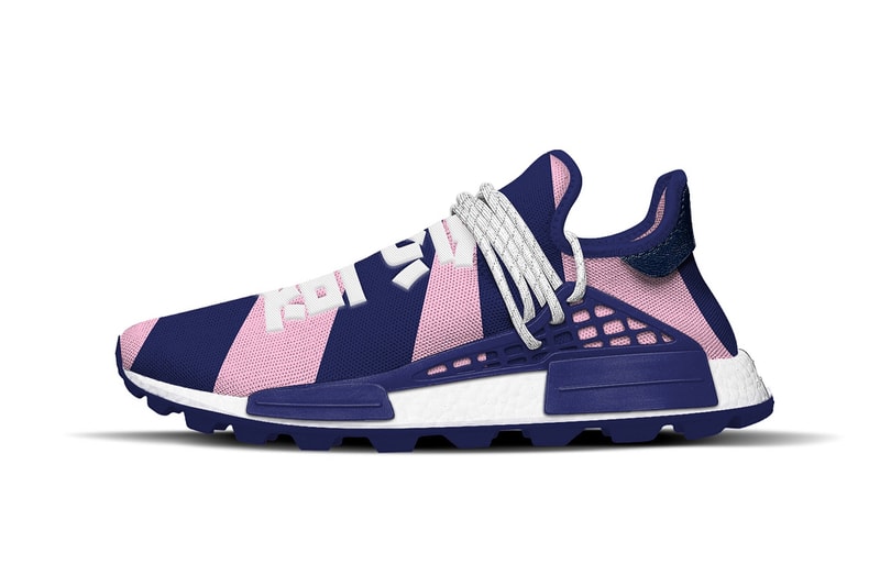 Pharrell williams adidas originals NMD Hu Billionaire Boys Club Exclusive BBC Pink Blue HEART MIND