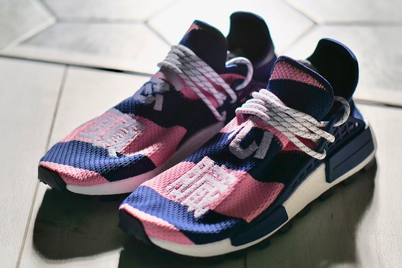 Pharrell williams adidas originals NMD Hu Billionaire Boys Club Exclusive BBC Pink Blue HEART MIND