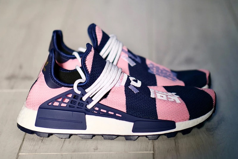 Pharrell williams adidas originals NMD Hu Billionaire Boys Club Exclusive BBC Pink Blue HEART MIND