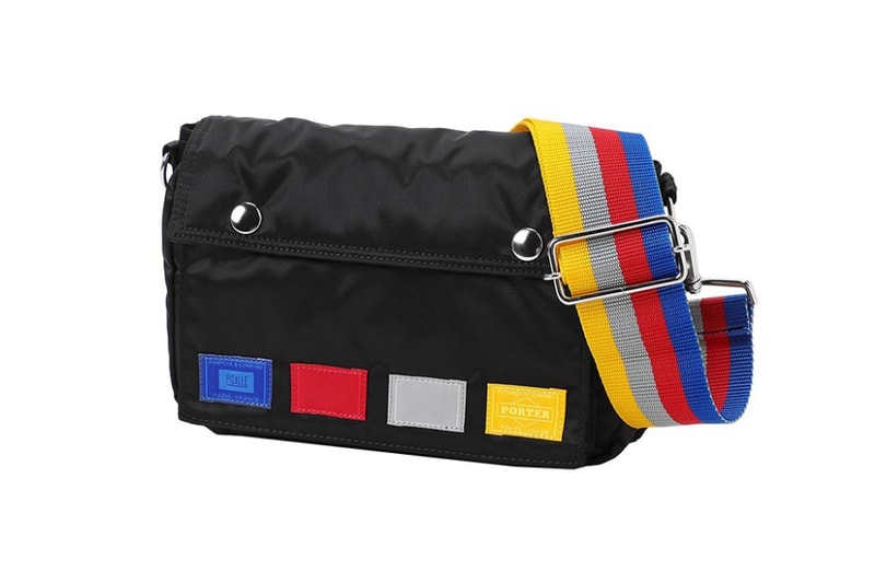 Pigalle Porter Bags Fall Winter 2018 Collection black red white blue grey yellow duffle duffel rucksack sling side shoulder Omotesando store Tokyo japan