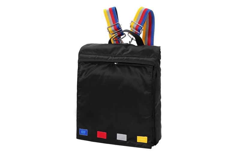 Pigalle Porter Bags Fall Winter 2018 Collection black red white blue grey yellow duffle duffel rucksack sling side shoulder Omotesando store Tokyo japan