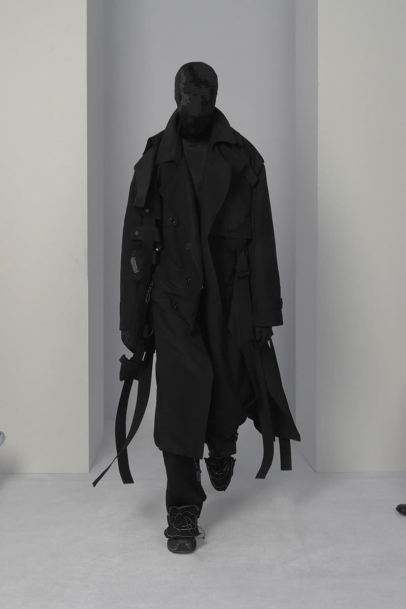 POST ARCHIVE FACTION Fall Winter 2018 Collection Lookbook Korean Fashion Streetwear Puffer Jacket Track Pants RSST