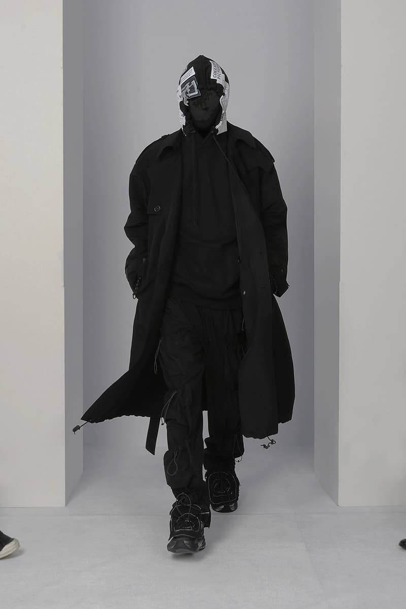 POST ARCHIVE FACTION Fall Winter 2018 Collection Lookbook Korean Fashion Streetwear Puffer Jacket Track Pants RSST