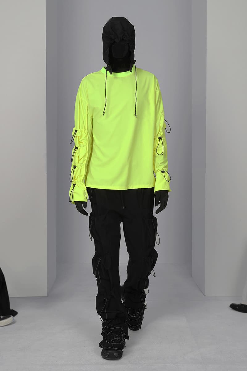 POST ARCHIVE FACTION Fall Winter 2018 Collection Lookbook Korean Fashion Streetwear Puffer Jacket Track Pants RSST