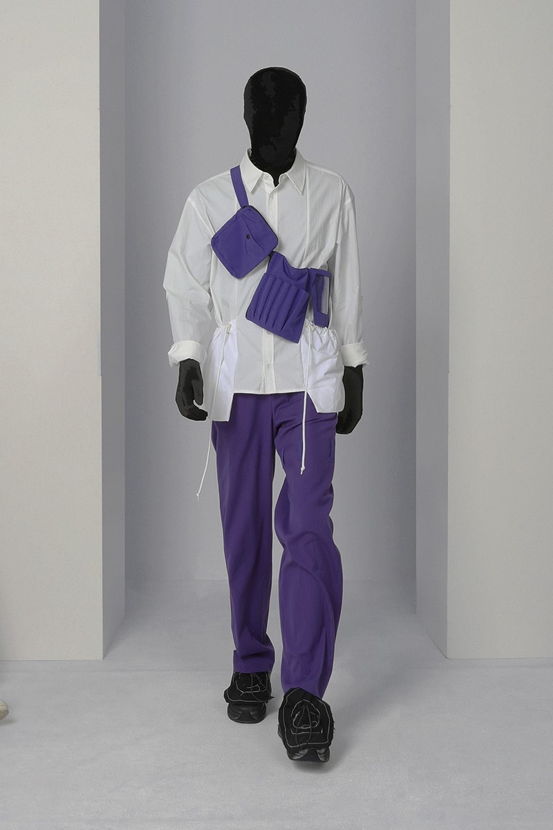 POST ARCHIVE FACTION Fall Winter 2018 Collection Lookbook Korean Fashion Streetwear Puffer Jacket Track Pants RSST