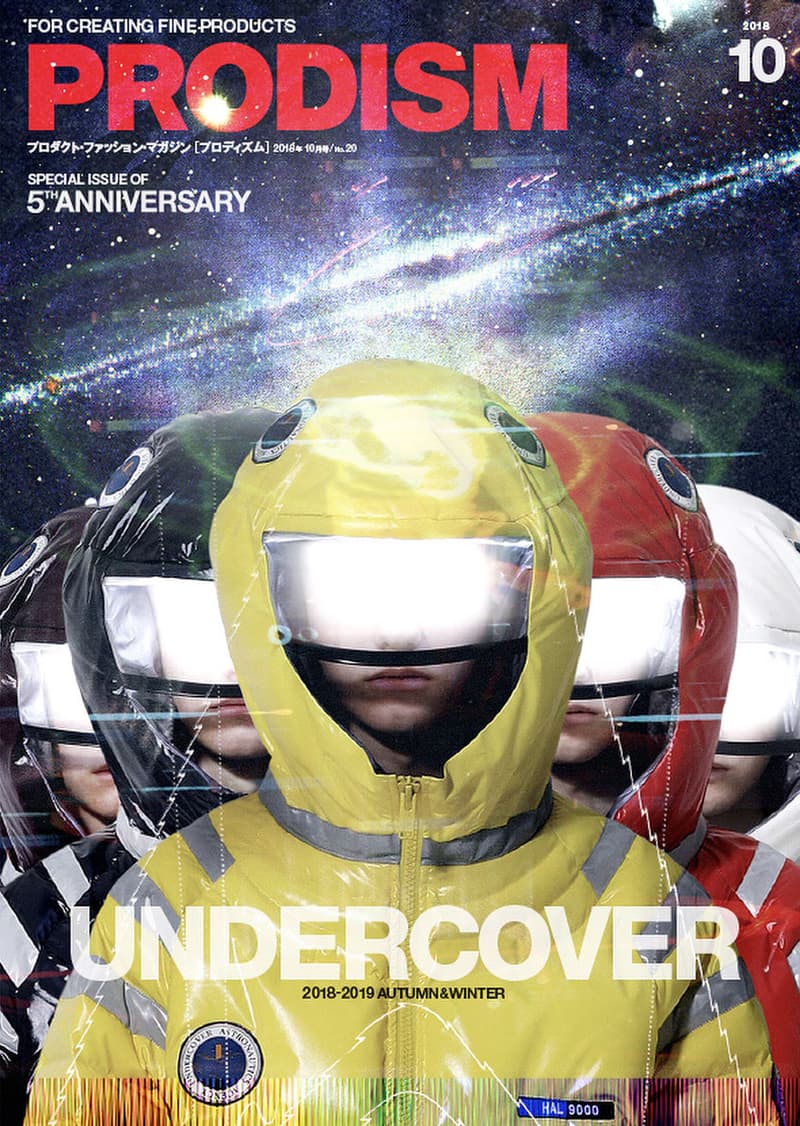 'PRODISM' Magazine UNDERCOVER Cover Editorial 5 anniversary brand feature exclusive japan october 2018 jun takahashi gucci balenciaga wtaps nonnative takahiro miyashita the soloist sopnet timeworn clothing adidas originals neighborhood cali thornhill dewitt cav empt foot the coacher the north face foot the coacher red wing helly hansen fila heritage kubera fact levis master-piece