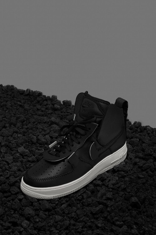 PSNY x Nike Air Force 1 Fall/Winter Preview High Top White Black Grey Deconstructed