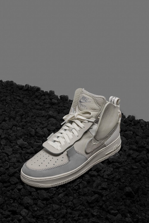 PSNY x Nike Air Force 1 Fall/Winter Preview High Top White Black Grey Deconstructed