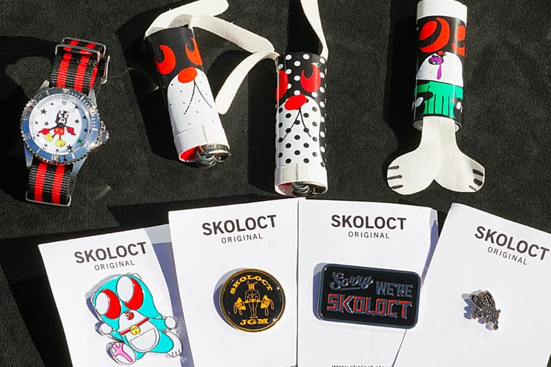 PULP 417 ÉDIFICE SKOLOCT Pop-Up Shop Pin Lighter Watch Hoodie T shirt tie dye Japan Tokyo