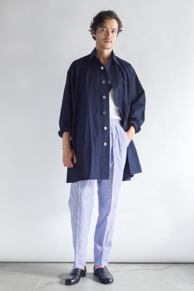 Rainmaker Kyoto Spring Summer 2019 Lookbook collection japan suiting tailoring style gown coat men women kimono