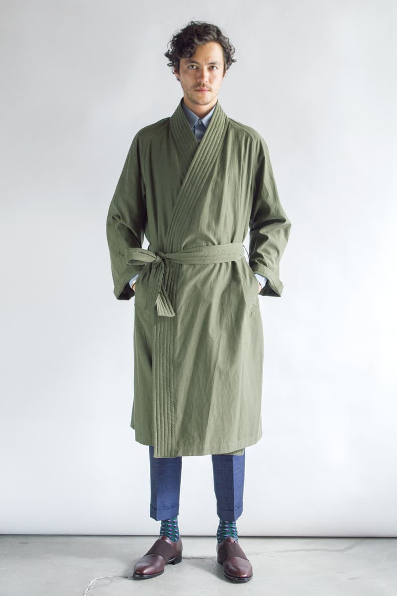 Rainmaker Kyoto Spring Summer 2019 Lookbook collection japan suiting tailoring style gown coat men women kimono