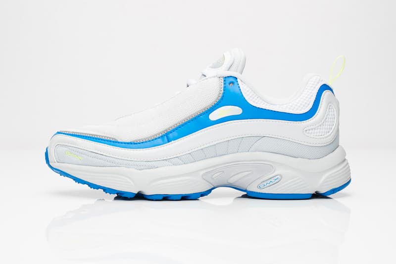 Reebok Daytona DMX White Blue Move Skull Grey Bright Lava Spirit Cloud Grey Vital Lemon Release