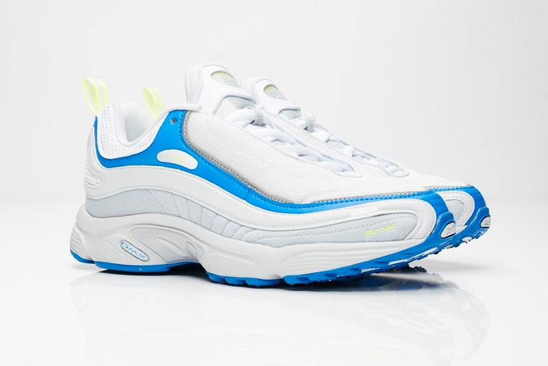 Reebok Daytona DMX White Blue Move Skull Grey Bright Lava Spirit Cloud Grey Vital Lemon Release