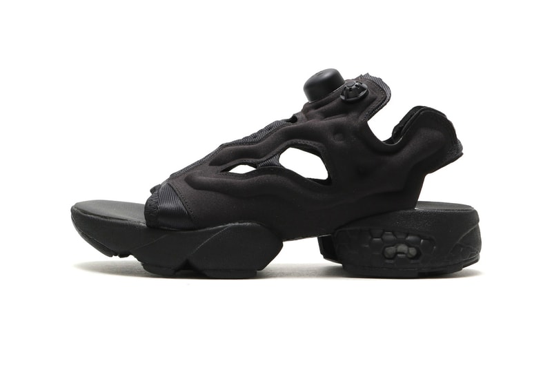 Reebok Black InstaPump Fury Sandal release info atmos summer