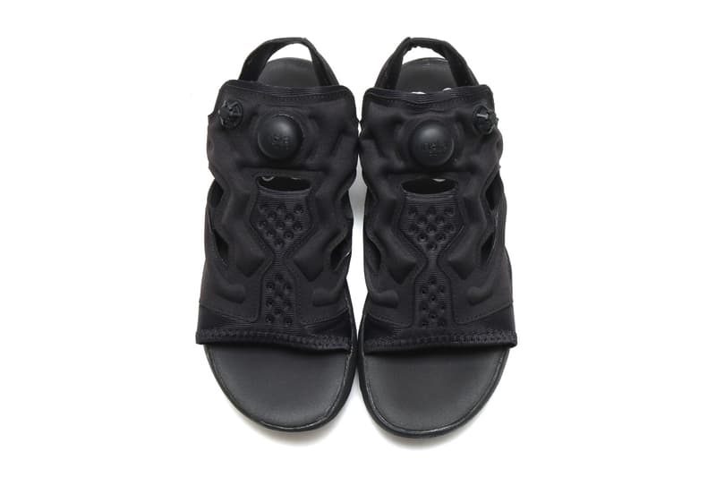 Reebok Black InstaPump Fury Sandal release info atmos summer