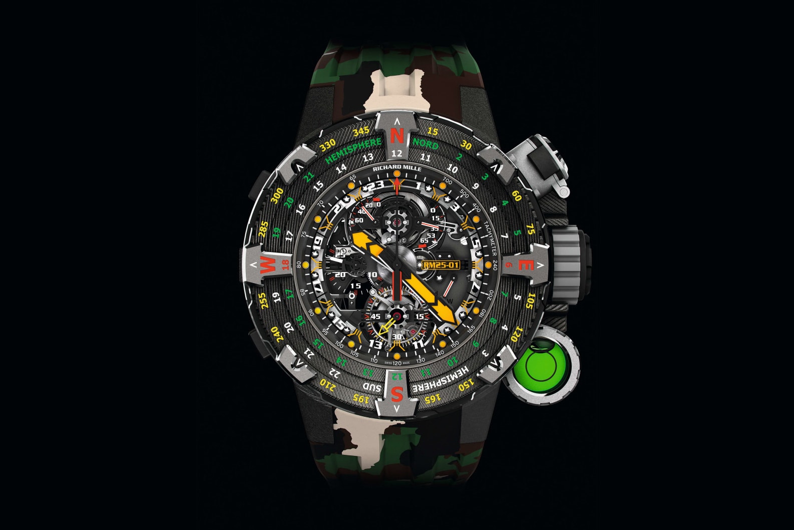 Richard Mille RM 25 01 Tourbillon Adventure expensive watch luxury swiss watch Sylvester Stallone time piece handmade