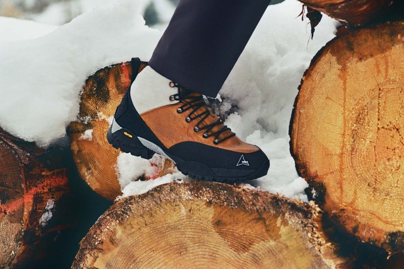 ROA Fall Winter 2018 Lookbook Footwear Boots Sneakers collection vibram kudu leather nylon mesh slam jam vibram