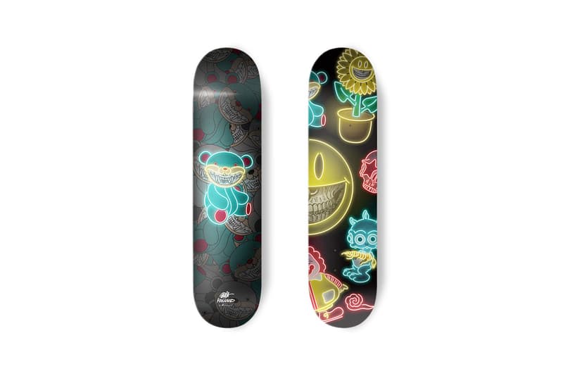 ron english apportfolio collectibles vinyl figures prints skate decks yo hood artworks