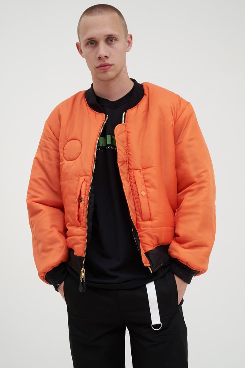 SAMIZDAT by Yang Li Fall Winter 2018 Collection Ma 1 Bomber Jacket Hoodie Long Short Sleeve T shirt Cap Hat Tote Reference Sonic discipline