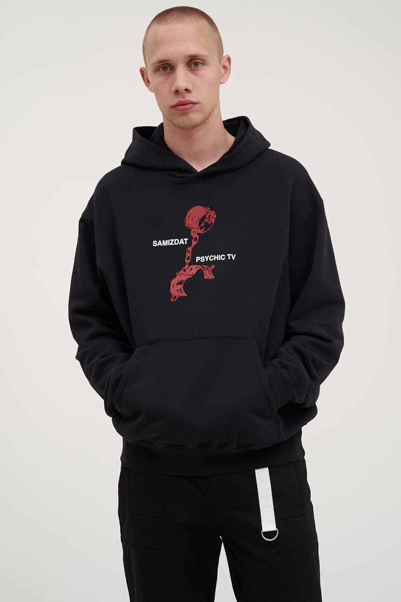 SAMIZDAT by Yang Li Fall Winter 2018 Collection Ma 1 Bomber Jacket Hoodie Long Short Sleeve T shirt Cap Hat Tote Reference Sonic discipline