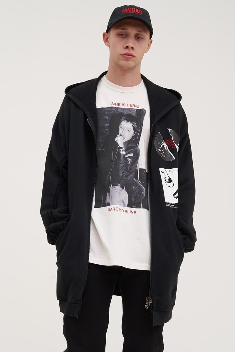 SAMIZDAT by Yang Li Fall Winter 2018 Collection Ma 1 Bomber Jacket Hoodie Long Short Sleeve T shirt Cap Hat Tote Reference Sonic discipline