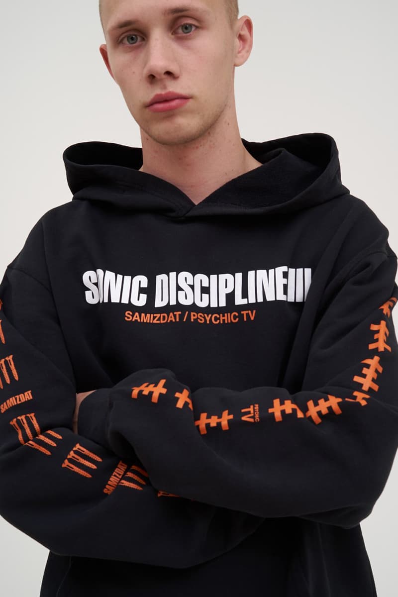 SAMIZDAT by Yang Li Fall Winter 2018 Collection Ma 1 Bomber Jacket Hoodie Long Short Sleeve T shirt Cap Hat Tote Reference Sonic discipline