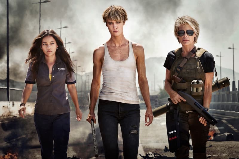 First Official Image Terminator Paramount Linda Hamilton Sarah Connor T-800