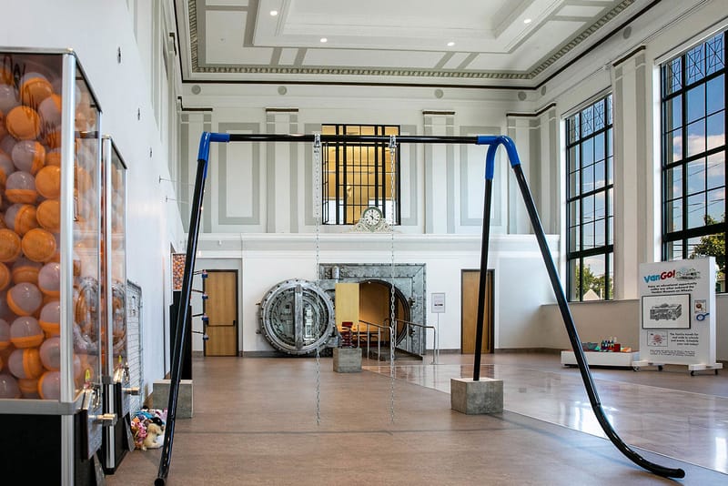 Artist’s Conceptual Swing Set Destroyed 10 Minutes into Show Opening