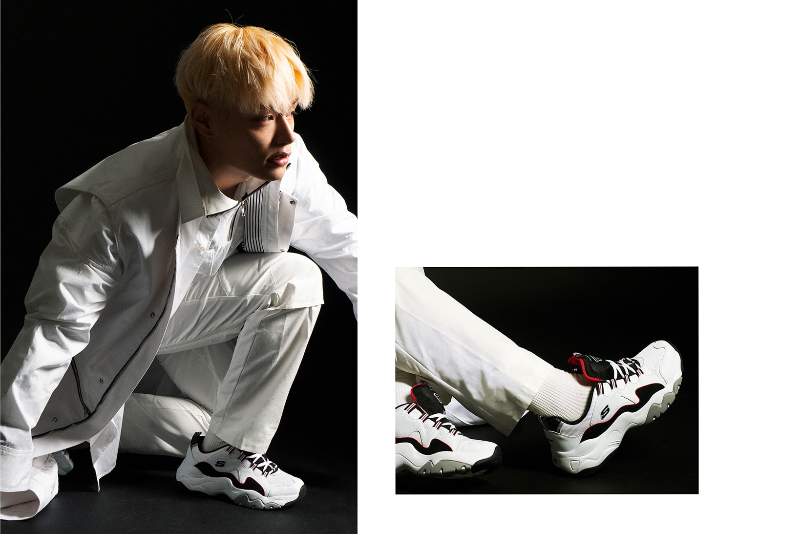 Skechers D-Lites 3 Goblin Chunky Dad Sneaker Korea Ugly