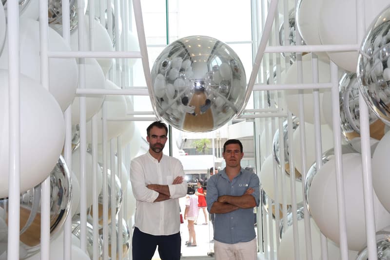 snarkitecture bounce installation hong kong harbour city daniel arsham