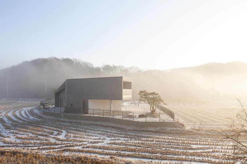 Snow AIDe Tranquility House architecture Homes South Korean design interior minimalist farm land Location Yongin-si
