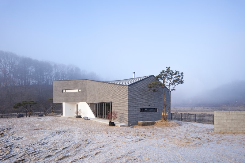 Snow AIDe Tranquility House architecture Homes South Korean design interior minimalist farm land Location Yongin-si
