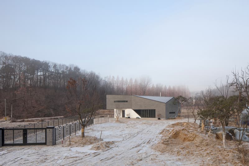 Snow AIDe Tranquility House architecture Homes South Korean design interior minimalist farm land Location Yongin-si