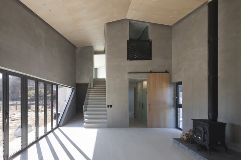 Snow AIDe Tranquility House architecture Homes South Korean design interior minimalist farm land Location Yongin-si