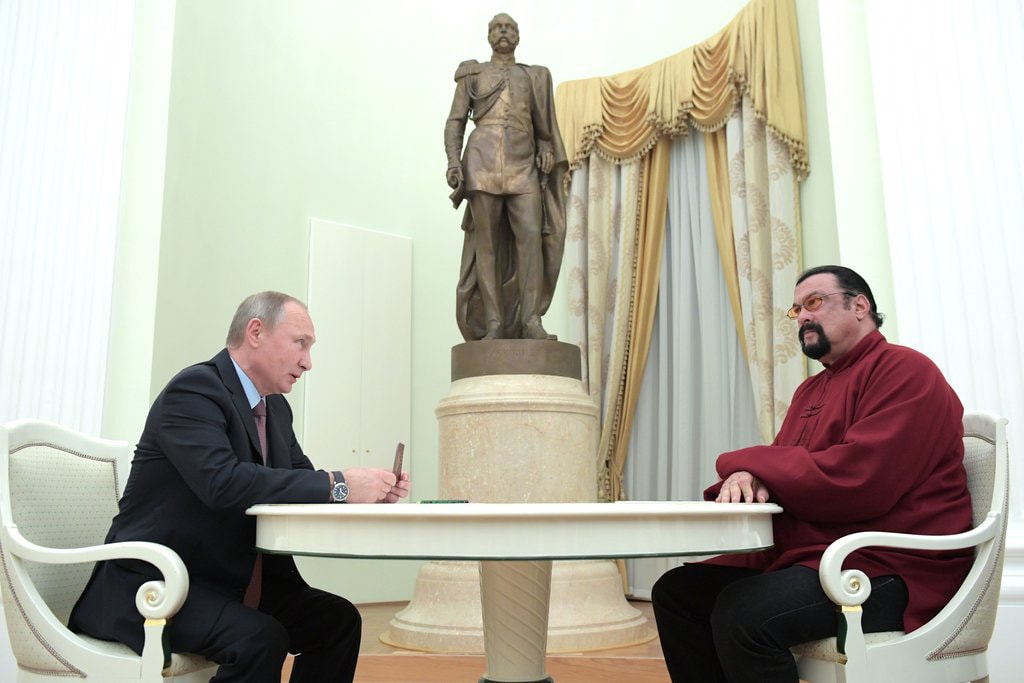 Vladimir V Putin Steven Seagal Russia US America United States Russia Special Envoy Foreign Ministry
