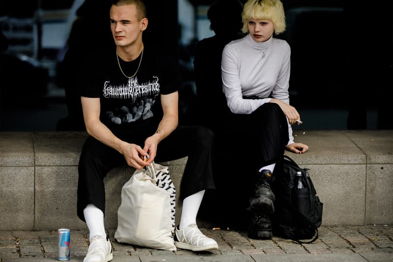 Stockholm Fashion Week SS19 Street Style spring summer 2019 sweden balenciaga raf simons adidas yeezy angel sneaker streetwear fashion trends scandinavian