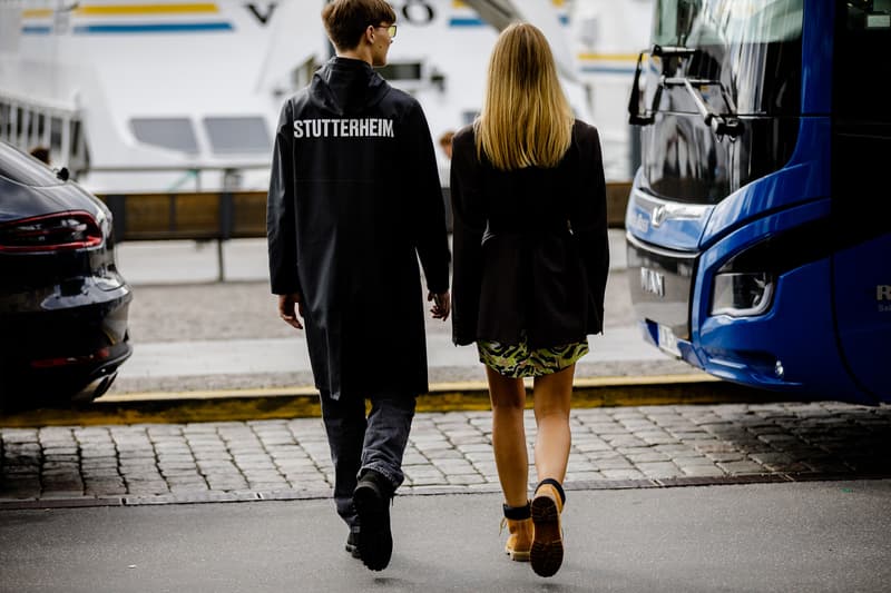 Stockholm Fashion Week SS19 Street Style spring summer 2019 sweden balenciaga raf simons adidas yeezy angel sneaker streetwear fashion trends scandinavian