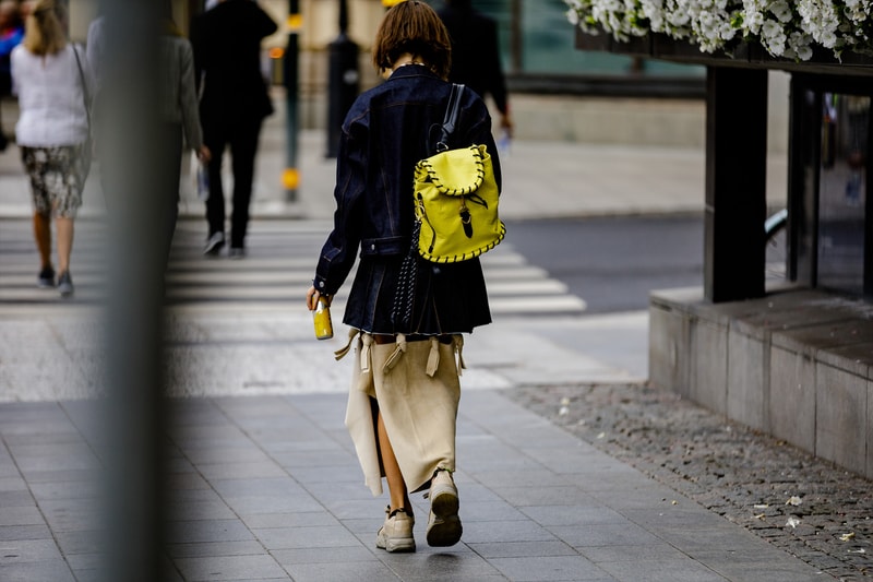 Stockholm Fashion Week SS19 Street Style spring summer 2019 sweden balenciaga raf simons adidas yeezy angel sneaker streetwear fashion trends scandinavian