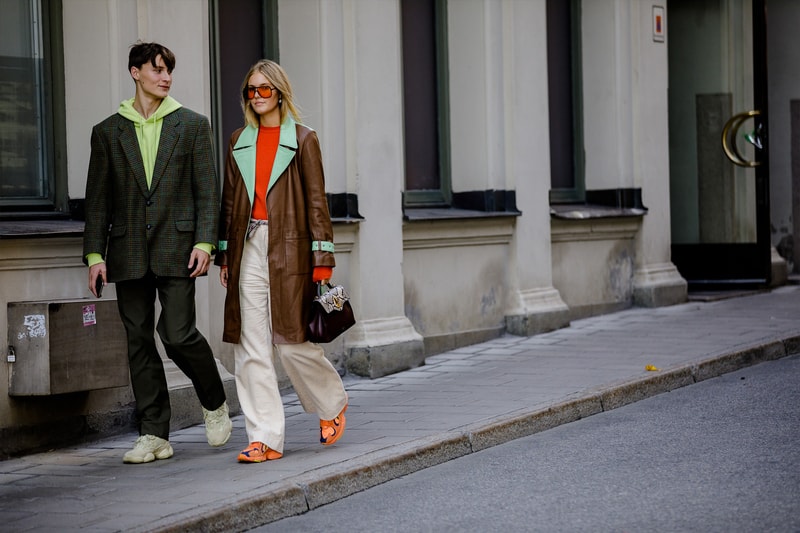 Stockholm Fashion Week SS19 Street Style spring summer 2019 sweden balenciaga raf simons adidas yeezy angel sneaker streetwear fashion trends scandinavian