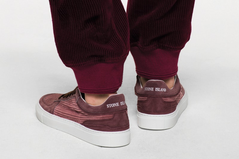 Stone Island Diemme Fall/Winter 2018 Sneaker Details Shoes Trainers Sneakers Kicks Footwear Cop Purchase Buy Mustard light blue purple italy handmade luxury release information first look