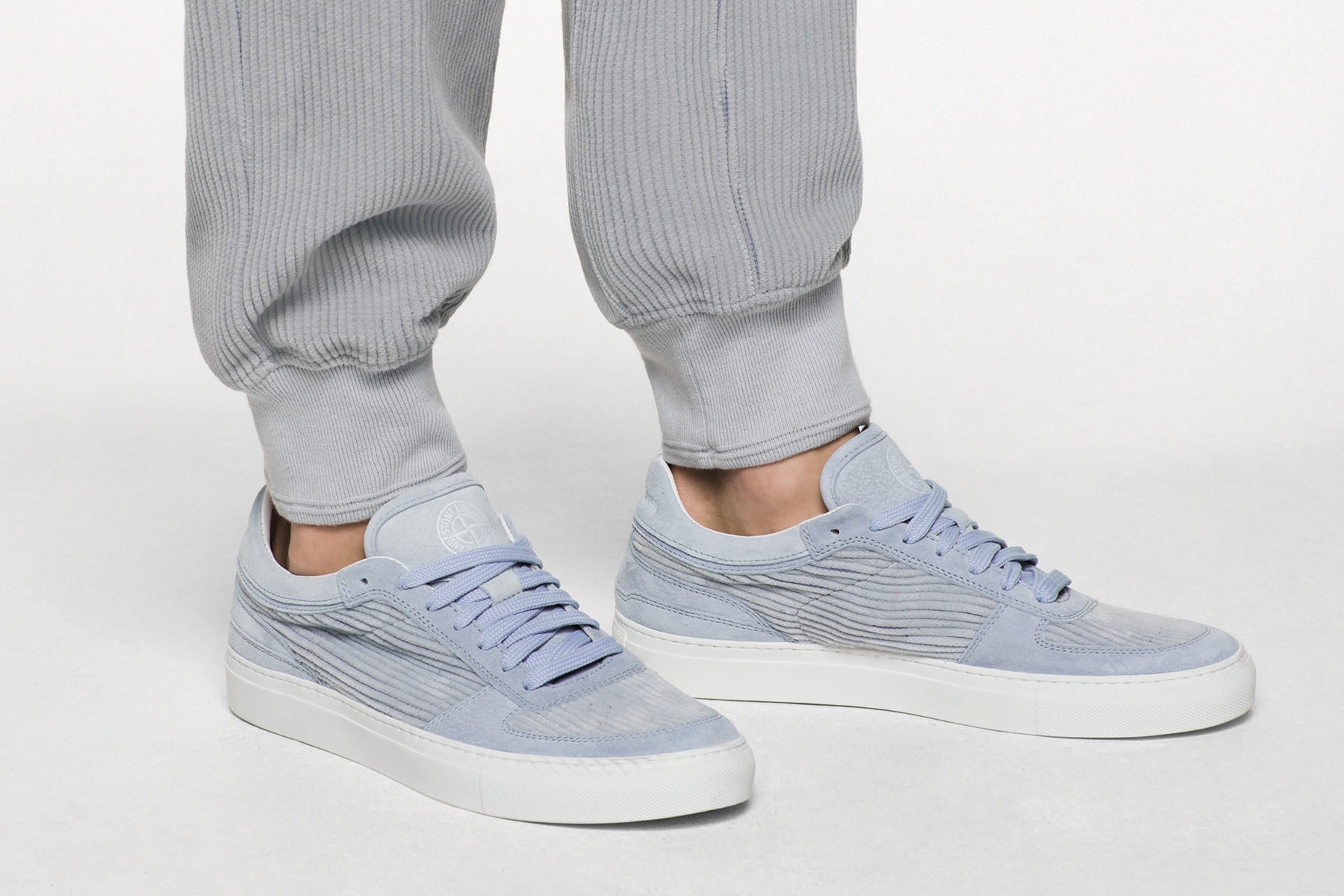 Stone Island Compass-motif Low-top Sneakers