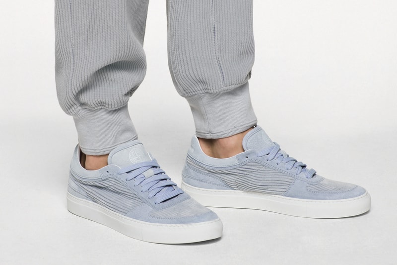 Stone Island Diemme Fall/Winter 2018 Sneaker Details Shoes Trainers Sneakers Kicks Footwear Cop Purchase Buy Mustard light blue purple italy handmade luxury release information first look