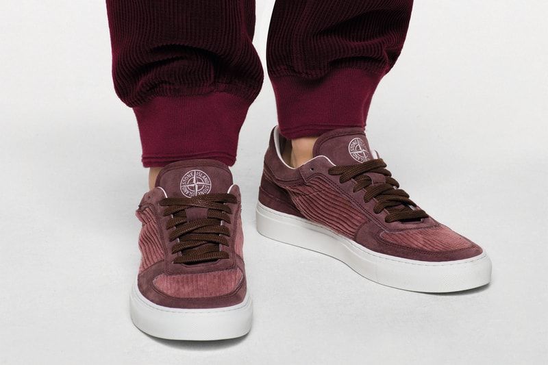 Stone Island Diemme Fall/Winter 2018 Sneaker Details Shoes Trainers Sneakers Kicks Footwear Cop Purchase Buy Mustard light blue purple italy handmade luxury release information first look