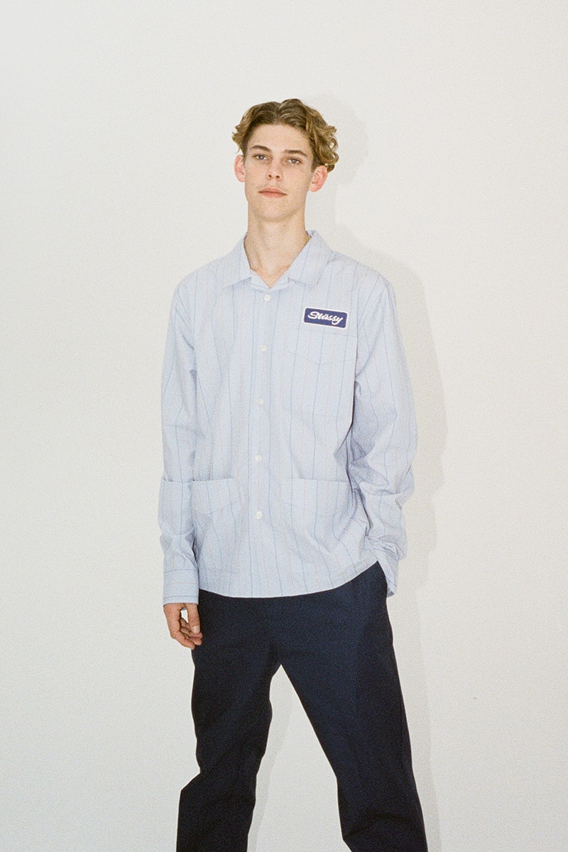 Stüssy Fall 2018 Collection Lookbook outerwear tracksuits T-shirts pants camo stripes release info