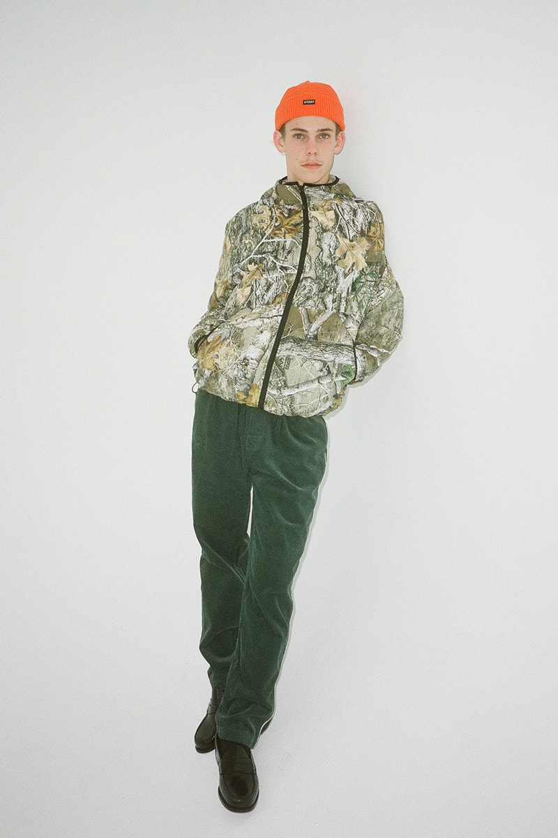 Stüssy Fall 2018 Collection Lookbook outerwear tracksuits T-shirts pants camo stripes release info