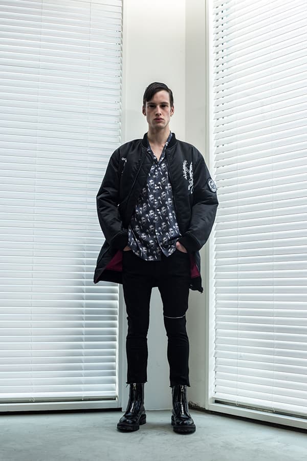 sub age fall winter 2018 lookbook collection imagery post japan punk graphic tee shirt puffer jacket vest hoodie