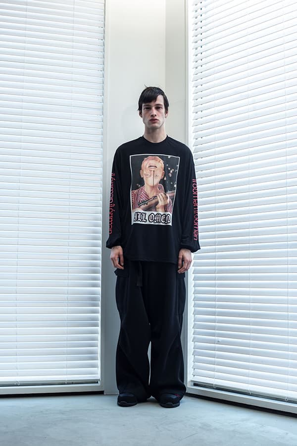 sub age fall winter 2018 lookbook collection imagery post japan punk graphic tee shirt puffer jacket vest hoodie