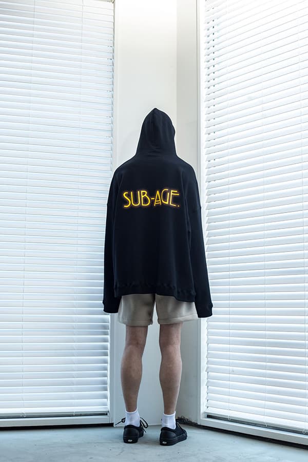 sub age fall winter 2018 lookbook collection imagery post japan punk graphic tee shirt puffer jacket vest hoodie