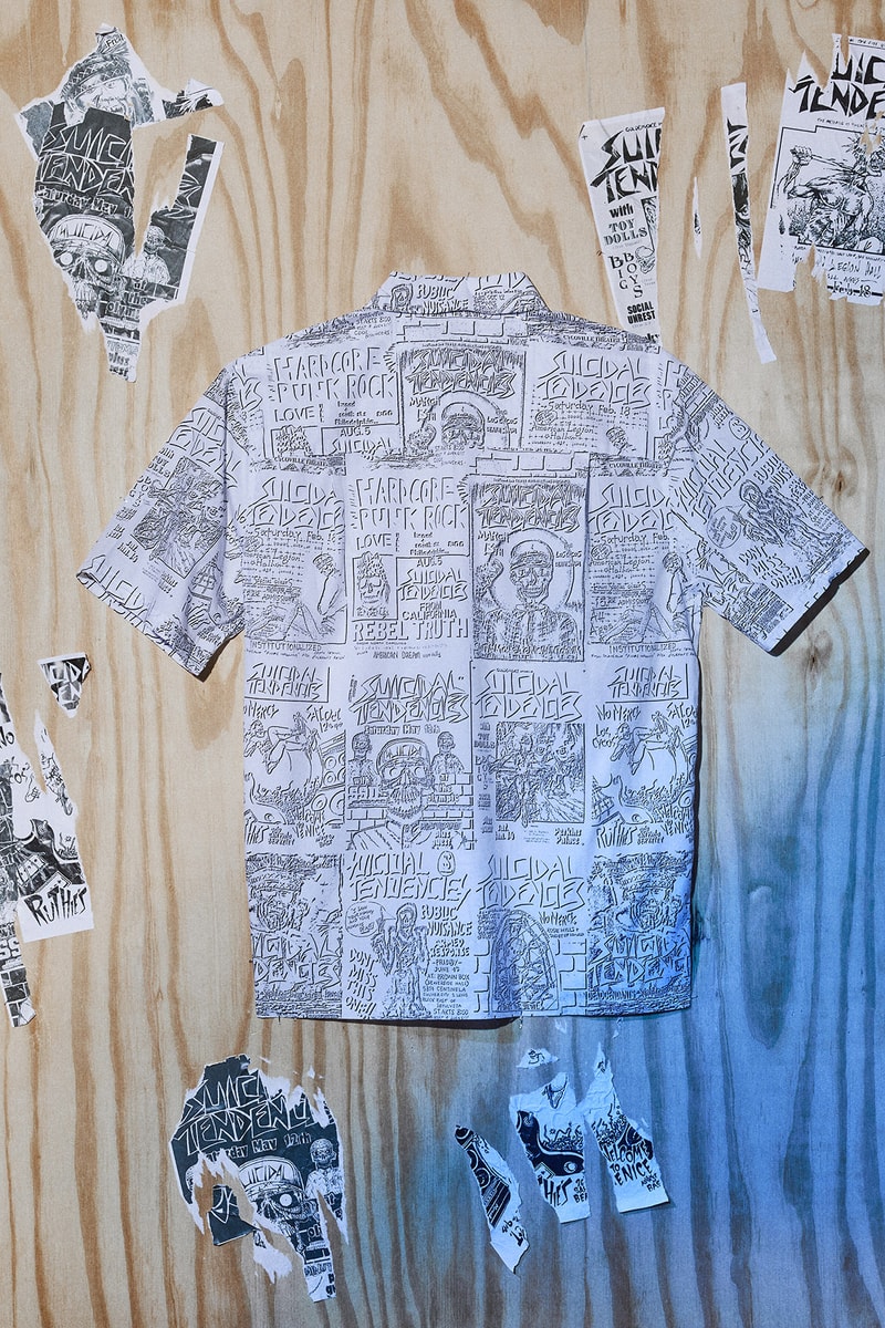 converse suicidal tendences collaboration capsule chuck taylor all star hoodie sweater shirt tee printed screen black white monochrome color september 7 2018